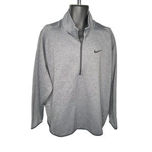 Nike Golf 1/4 Zip Sweatshirt Mens Size XXL 2XL Gray DriFit Top